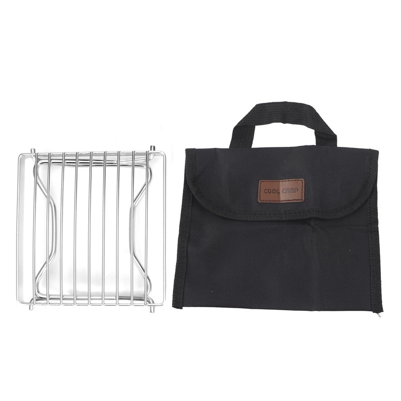 Denash Foldable BBQ Grill Rack, BBQ Grill, for Camping, Yard