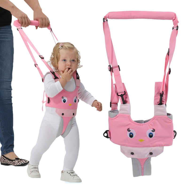 Baby Walking Harness Cartoon Handheld Toddler Walk Learning Helper Assistant