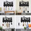 MAYJOYDIY Wolf Rabbit Forest Coat Hooks Wood Animal Moutain Key