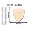 Unfinished Wood Shield Shape Soldier Knight Craft up to 46"