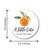 1.5" Round - A Little Cutie is On The Way