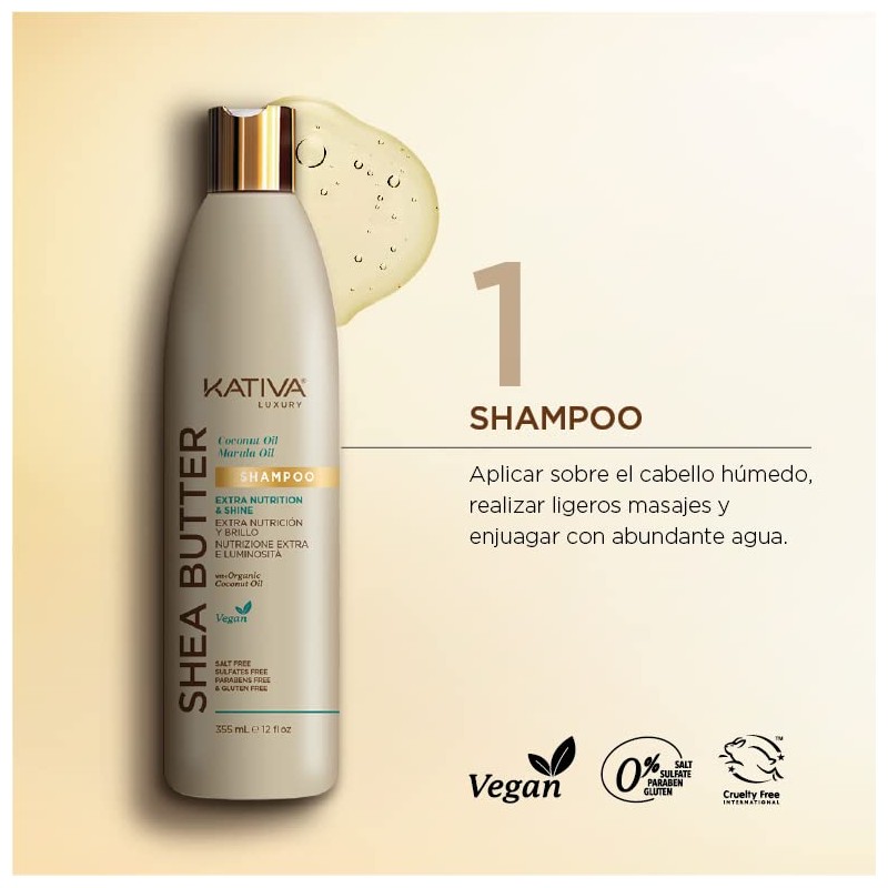 Shea Butter Coconut & Marula Oil Shampoo 355 ml
