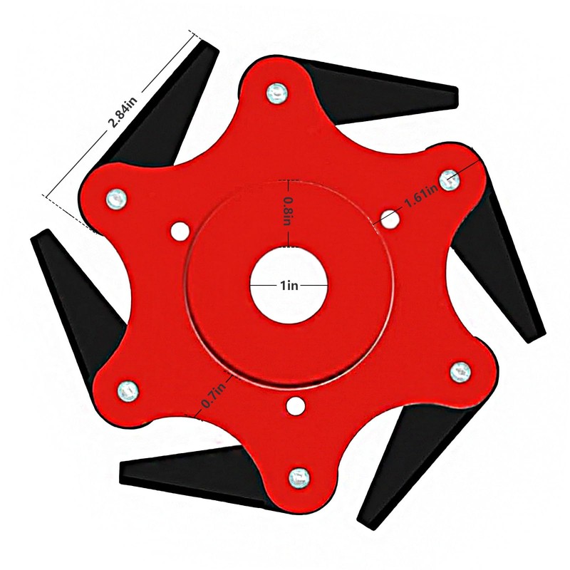 meillyocean Brush Cutter Blade Set, 9" Carbide Tipped 36 Teeth,