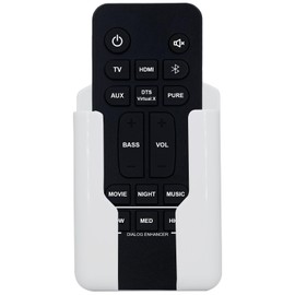 Replacement Remote Control for Denon RC-1236 DHT-S216 RC-1230 DHT-S316 RC-1242 DHT-S416 RC-1245 DHT-S517 DHT-S216H Home Theater Sound bar SoundBar Speaker (with Mounting Bracket)