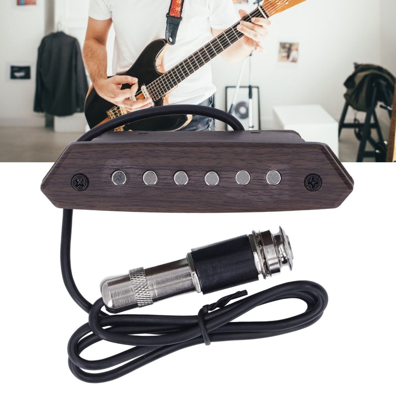 Soundhole Pickup Acoustic Folk Guitar Amplifier Punch Free Replacement Parts