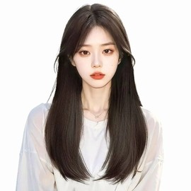 Head wig, partial wig, one-touch wig, women's wig, hairpiece (WFLOKC5) dark brown - ONEWFLOKC5 / 정수리가발 부분가발 원터치가발 여성가발 헤어피스 (WFLOKC5) 진갈색 - ONEWFLOKC5