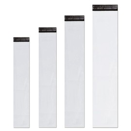 LanttAotte Unique Poly Mailers 12x43 Inch 50 Pack Envelopes Bag for Long Items,White Self Sealing Waterproof Mailing Shipping Bags