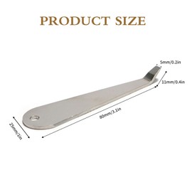 Coffee Portafilter Basket Remover, Stainless Steel Coffee Portafilter Accessories Tool with Leverage, Improved Version for Safe Removal of Filter Inserts, Compact, Portable, Durable