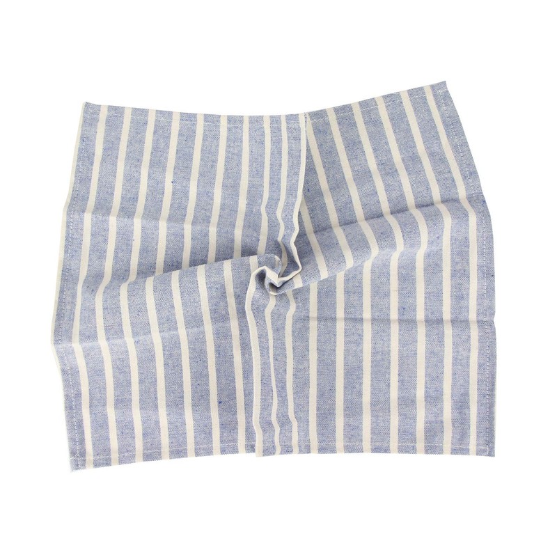 INFEI Broad Striped Cotton Blended Dinner Cloth Napkins - Set