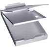 Sunnyclip Metal Clipboard with Storage, Aluminum Three-Tier Box Clipboards,Binder Form