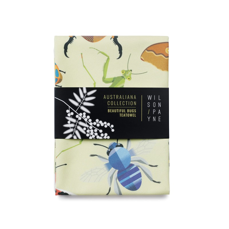 Wilson Payne Tea Towel Beautiful Bugs