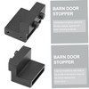 CORHAD Barn Door Stopper for Track 3pcs Sliding Door Limiter