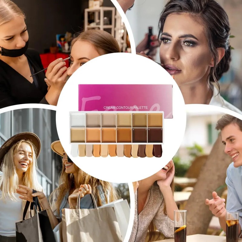 Paleta De Maquillaje En Crema Paleta De Contorno En Crema
