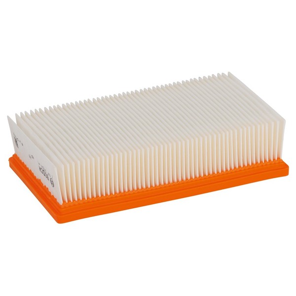 Bosch Professional 2607432034 Polyester Flat-Pleated Filter for Gas 35-55, Orange, White