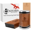 Kitchen Monarch Rolling Knife Sharpener - Knife Sharpening Kit for
