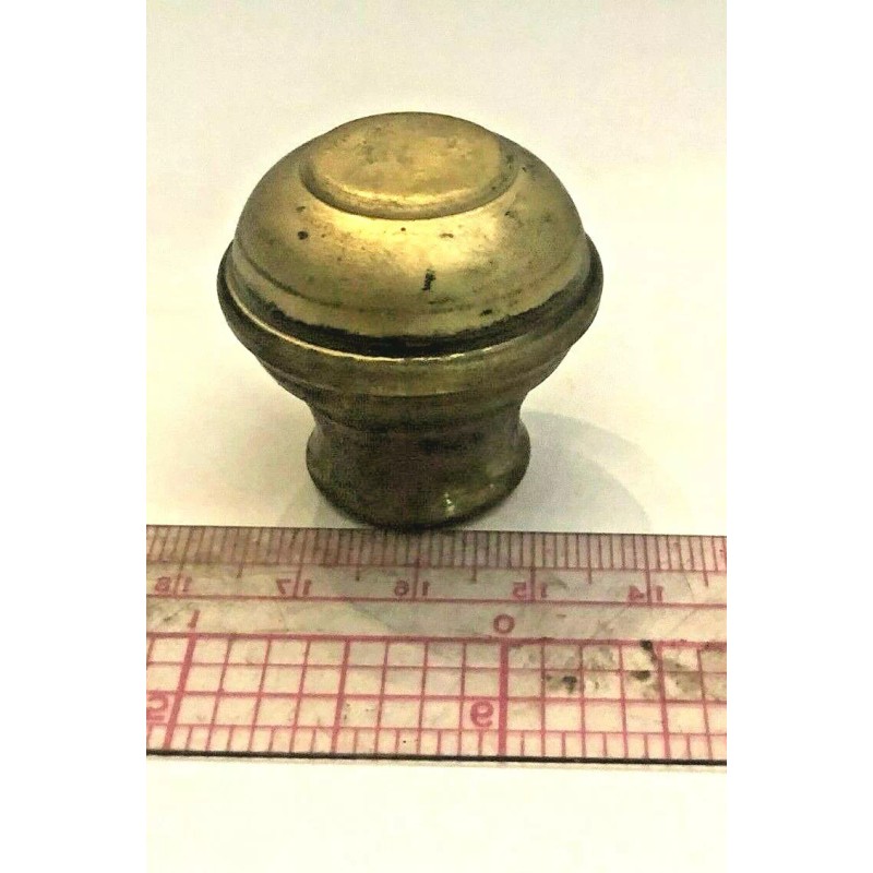 NEW: old stock Handmade Brass 2 pc. Lamp Font, Break,