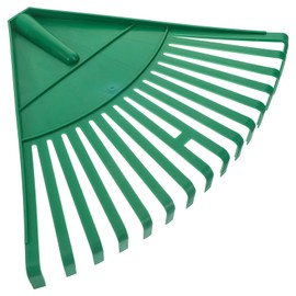 BESPORTBLE Plastic Rake Head Garden Leaf Rake Head Replacement Garden Leaf Scoop Rake Shrub Rake Lawn Yard Grass Cleaning Rake Gardening Tool for Sweep Picking Up Leaves Green