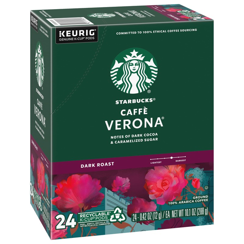Starbucks Caffe Verona Keurig K-Cups, 72 Count