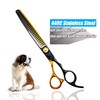 Momotou Black & Gold Professional Dog Grooming Scissors Set with