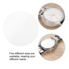 1 Pair 1.0mm Thickness Transparent Round Watch Crystal Glass for