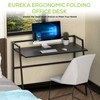 EUREKA ERGONOMIC Modern Folding Computer Desk Teen Student Dorm Study