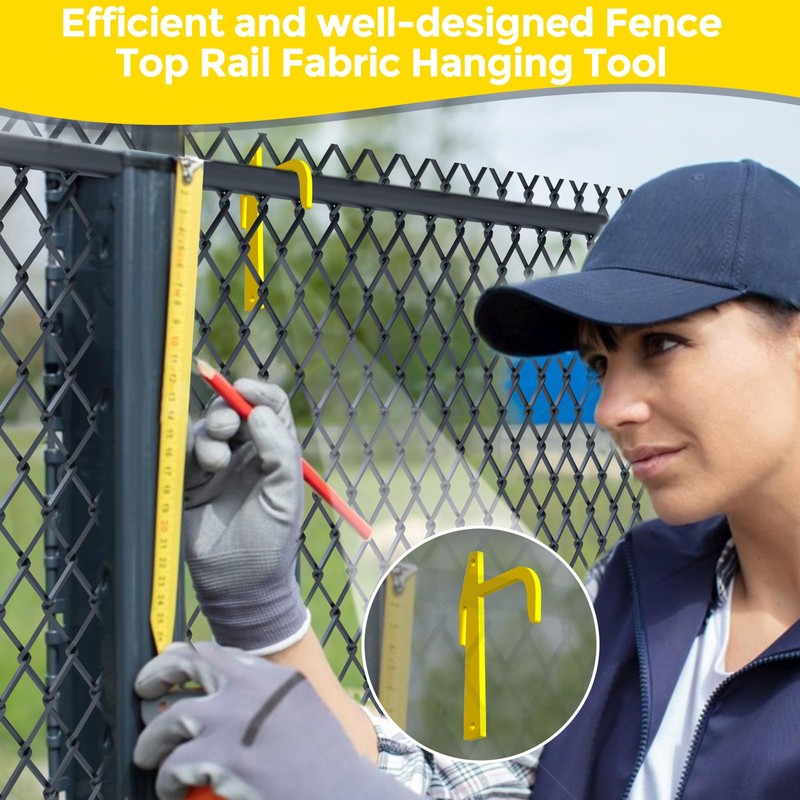 Herbert-fty 6 Pcs Chain Link Fence Tensioning Tools Set, Metal
