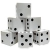 Eylola 12 Pcs White Dice Favor Boxes 6 x 6
