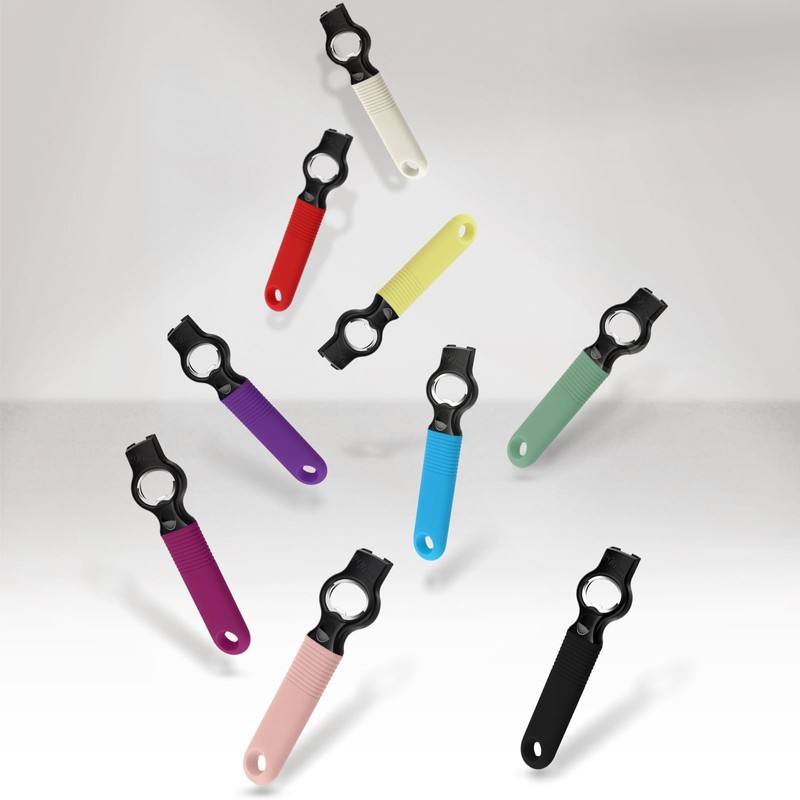 DUNLAGUE 2-Pack Magnetic Beer Bottle Opener & Soda Can Opener,