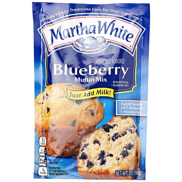 Smuckers Martha White Muffin Mix, Blueberry, 7 oz