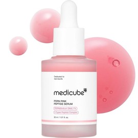 [medicube] PDRN Pink Peptide SerumㅣPink Glow SerumㅣSalmon DNA, Salmon PDRN, Peptides, Uneven Skintone, Glowy skin, Kbeauty, Korean Skincare:_Salmon DNA PDRN