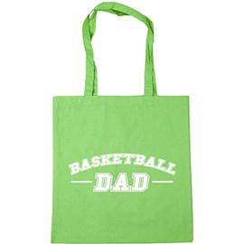 Hippowarehouse Basketball dad Tote Shopping Gym Beach Bag 42cm x38cm, 10 litres