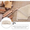 Toalla exfoliante de lino beige WEKAMOS 8XLVGGYL12SE25307GHCN para cuerpo y