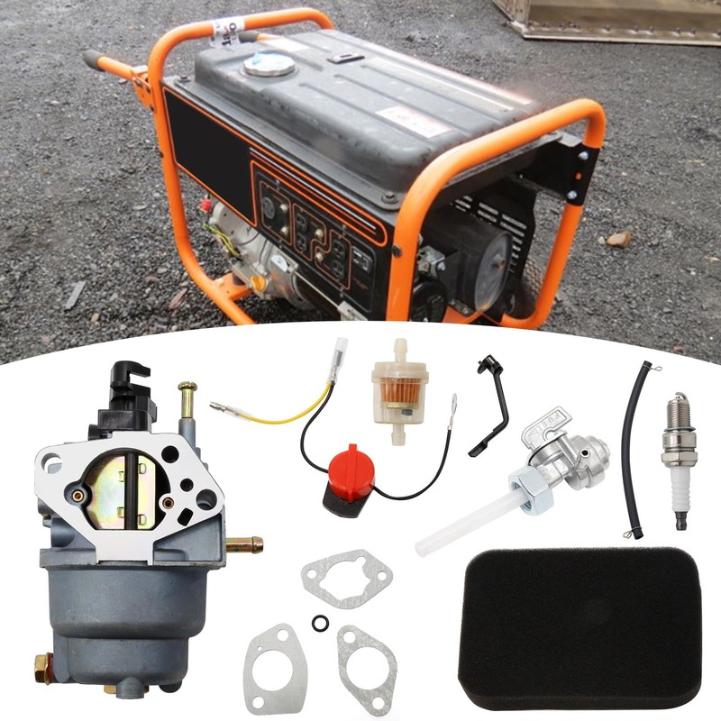 0J58620157 Carburetor w/Air Filter Tune Up Kit Replacement for Generac