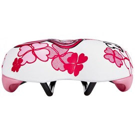 XLC Unisex Jugend Kinder-Sattel SA-C02, Weiß, 180x145 mm