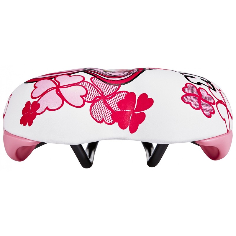 XLC Unisex Jugend Kinder-Sattel SA-C02, Weiß, 180x145 mm