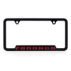 Ford Bronco UV Printed Plastic License Plate Frame - Red