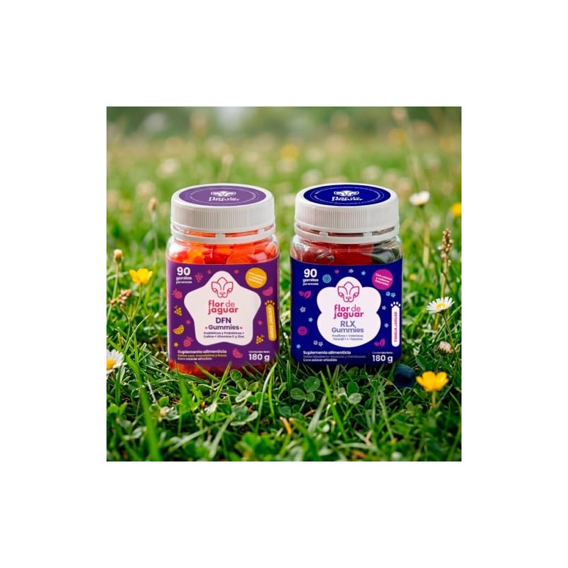 FLOR DE JAGUAR I Pack 2 DFN Gummies and RLX