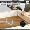 OMIDEAS 50 x Angle Bracket (50 x 50 x 16)
