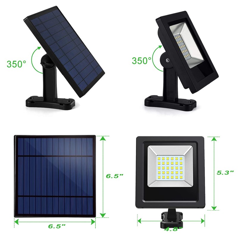 Awanber 2 Pack Solar Wall Mount Lights - Super Bright