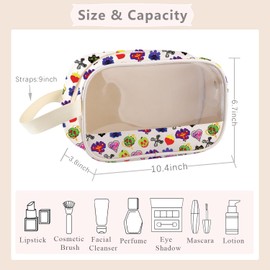 PLITI Villain Makeup Bag Witchy Fans Gift Rotten to The Core Zipper Pouch Villain Queen Fans Gift Poison Bottles Gift (Rotten to Core MBU)