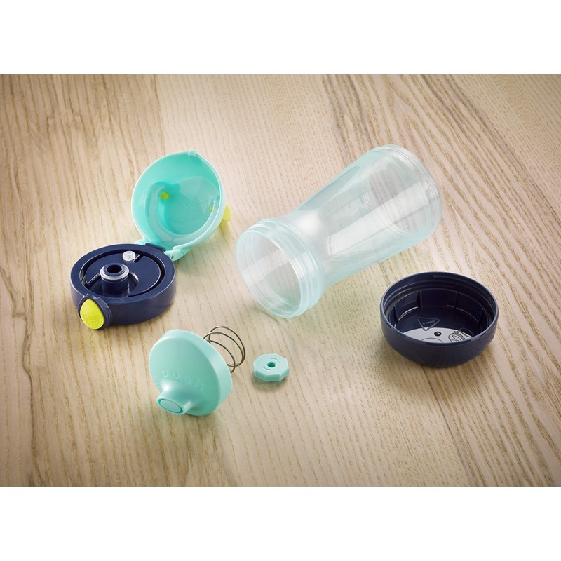 Maped Picnik Concept 871617 Spillproof Water Bottle, 19.6 oz, Blue