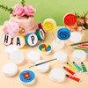 HFKPJRT 3 Inch Foam Circles for Crafts, 30 Pcs Round