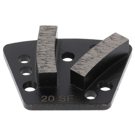 PRODIAMANT Diamond Grinding Segment for Floor Sanders Binding for Abrasive Materials - Attachment 3x M8 for Screwing onto the Support Plate