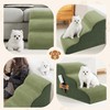 Romrol Dog Stairs Ramp for Beds Couches, Extra Wide Pet
