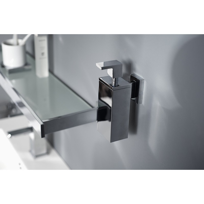 Edge 1143814 Stainless Steel Haceka Soap Dispenser, Silver
