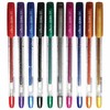 iQUBA Glitter Gel Pens, MULTICOLOUR, Medium Point (1.0mm), Pack of
