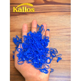 Kàllos 500 Pack No-Damage Hair Bands, Stylish Rubber Bands, Hair Accessories for Girls - Embrace Effortless Style with Elastic Ties. (Dark Blue)