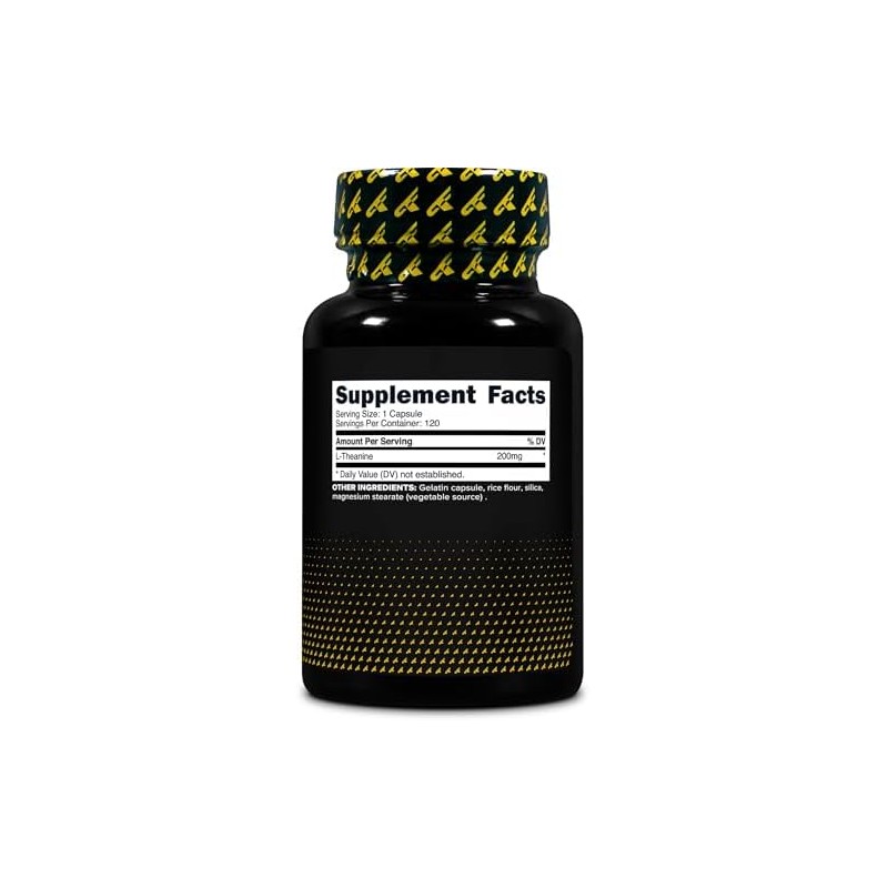 Primaforce Cápsulas de L-teanina (120 Cápsulas, 200 Mg de L-teanina