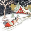 Artistic Christmas Cards (MG5023) Horse and Sleigh - Pack of