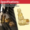 AW-407 / CGA 032 Nut/NIP -032 Body 90' 90 Degrees